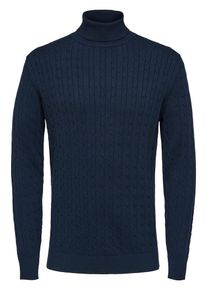 Selected Homme, Herren Strickpullover, Nachtblau