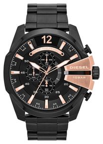 Diesel, Herren Chronograph 'MEGA CHIEF, DZ4309', Altrosa / Schwarz