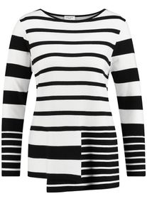 Gerry Weber, Damen Pullover, Schwarz / Wei&szlig;