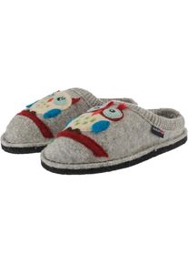 Haflinger, Damen Pantoffeln 'Flair Olivia', Grau