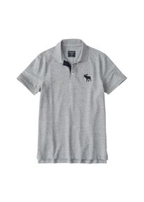 Abercrombie & Fitch Abercrombie & Fitch, Herren Poloshirt 'EXPLODED POLO 4CC', Grau