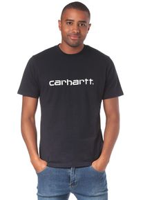 Carhartt Work In Progress Carhartt WIP, Herren Script T-Shirt, Nachtblau