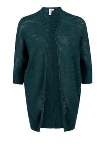 Q/S Designed By, Damen Strickjacke mit Fledermausärmeln, Smaragd