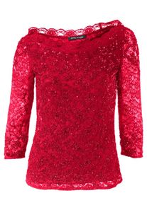 Heine, Damen Carshirt, Rubinrot