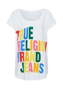 True Religion, Damen Shirt 'RELAX SS', Weiß