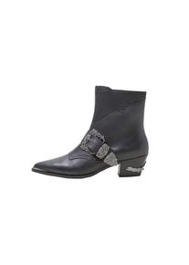 Violeta by Mango, Damen Halbstielfel 'Cowboy', Schwarz