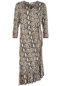 IN FRONT, Damen Kleid 'Liza', Beige / Khaki / Pink / Schwarz