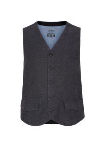 s.Oliver RED LABEL, Herren Weste, Schwarz