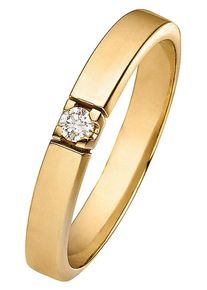 Christ, Damen Ring 'Diamonds', Gold / Weiß