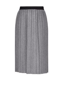 s.Oliver RED LABEL, Damen Plissierter Jerseyrock, Grau