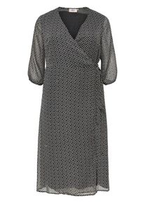 Only Carmakoma, Damen Kleid, Beige / Schwarz
