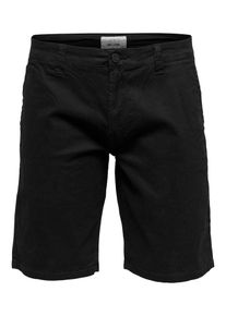 Only & Sons Only & Sons, Herren Shorts, Schwarz