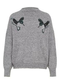V&eacute;ro Moda VERO MODA, Damen Pullover, Graumeliert / Dunkelgr&uuml;n
