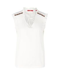 s.Oliver RED LABEL, Damen Bluse, Mischfarben / Wei&szlig;