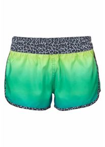 Kangaroos, Damen Badeshorts, Neongr&uuml;n
