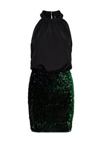 Only, Damen Kleid, Smaragd / Schwarz
