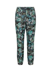 Mavi, Damen Hose 'Tropical', Grün / Mischfarben
