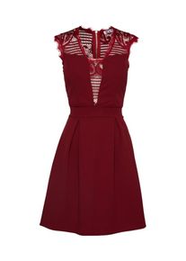 Wal G., Damen Cocktailkleid, Weinrot