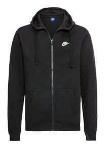Nike Sportswear, Herren Sweatjacke, Schwarz / Weiß
