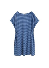Violeta by Mango, Damen Kleid 'Itrio', Himmelblau / Weiß