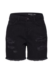 Noisy may, Damen Shorts 'BE LIV NW AZ046BL 1', Black Denim