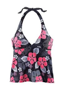 Buffalo, Damen Tankini-Top "City", Anthrazit / Pink / Schwarz