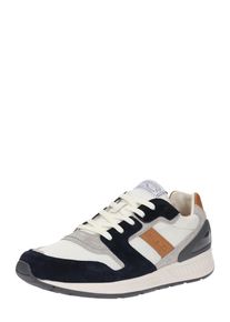 Polo Ralph Lauren, Herren Sneaker 'Train 100 Nylon', Navy / Hellbraun / Naturwei&szlig;