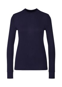 GAP, Damen Shirt 'LS BTTN SHLDR TEE', Navy