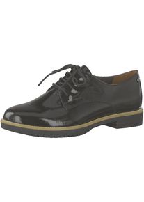 Tamaris, Damen Schn&uuml;rschuh, Schwarz