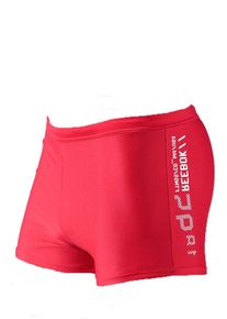 Reebok, Herren Boxer-Badehose, Rot