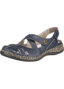 Rieker, Damen Ballerinas, Ultramarinblau