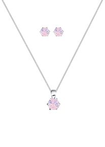 Elli, Damen Schmuckset, Rosa / Silber