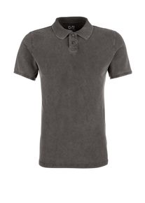 Q/S Designed By, Herren Poloshirt, Basaltgrau