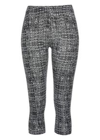 Boysen's BOYSEN'S, Damen Leggings, Dunkelgrau / Schwarz / Wei&szlig;