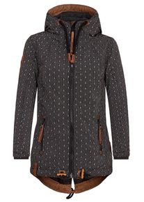 Naketano, Damen Jacket 'Reitsport Forever', Schwarz / Weiß