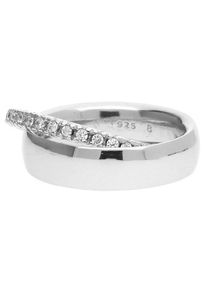 Esprit, Damen 2 teiliger Fingerring 'Brilliance Couple', Silber