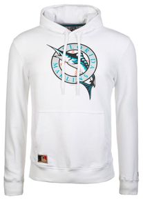 New Era, Herren 'MLB Florida Marlins' Kapuzenpullover , Weiß