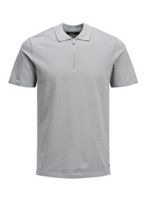 Jack & Jones JACK & JONES, Herren Poloshirt, Rauchgrau