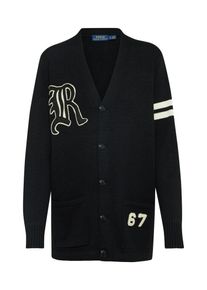 Polo Ralph Lauren, Damen Strickjacke, Schwarz / Weiß