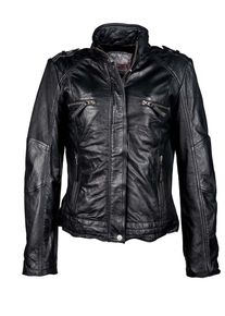 Mustang, Damen Lederjacke ' Taimy ', Schwarz