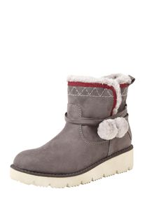 s.Oliver RED LABEL, Damen Snowboot mit Keilabsatz, Anthrazit