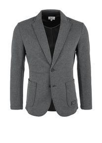 Q/S Designed By, Herren Blazer, Dunkelgrau