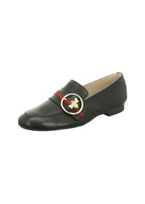 Paul Green, Damen Slipper, Dunkelgr&uuml;n / Feuerrot / Schwarz