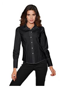 Heine, Damen Hemdbluse, Schwarz