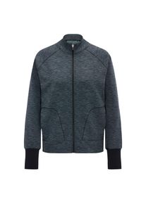Venice Beach, Damen Sweatjacke 'Daoh 15378-76', Gr&uuml;nmeliert / Schwarz