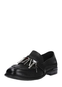 A.S.98, Damen Slipper 'ORIZONTAL', Schwarz
