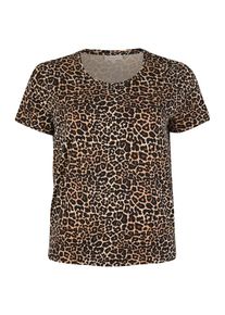 Only Carmakoma, Damen Shirt 'CARMA', Hellbeige / Schwarz