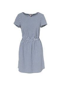 Esprit, Damen Kleid, Blau / Weiß