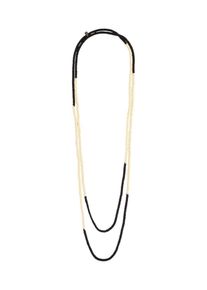 Sandwich, Damen Necklace, Beige / Schwarz