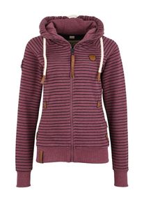 Naketano, Damen Sweatjacke, Himbeer / Schwarz